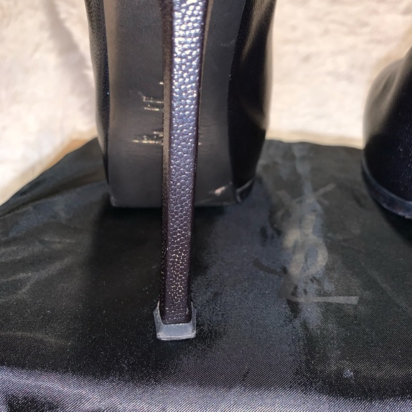 YSL Tribute Two Black Stiletto Heels - Picture 8 of 16